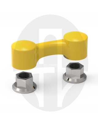 Safe Wheel Twin 33mm Gul - Hjulmutterindikator