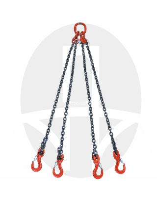 Kättingslinga 4-delad, 6 meter, 10mm, 6700kg - Lastbil, Släp, Trailer, Traktor, Entreprenad, Maskinsurrning, Lastsurrning, Spännband, Kättingsurrning, Godsstöttor